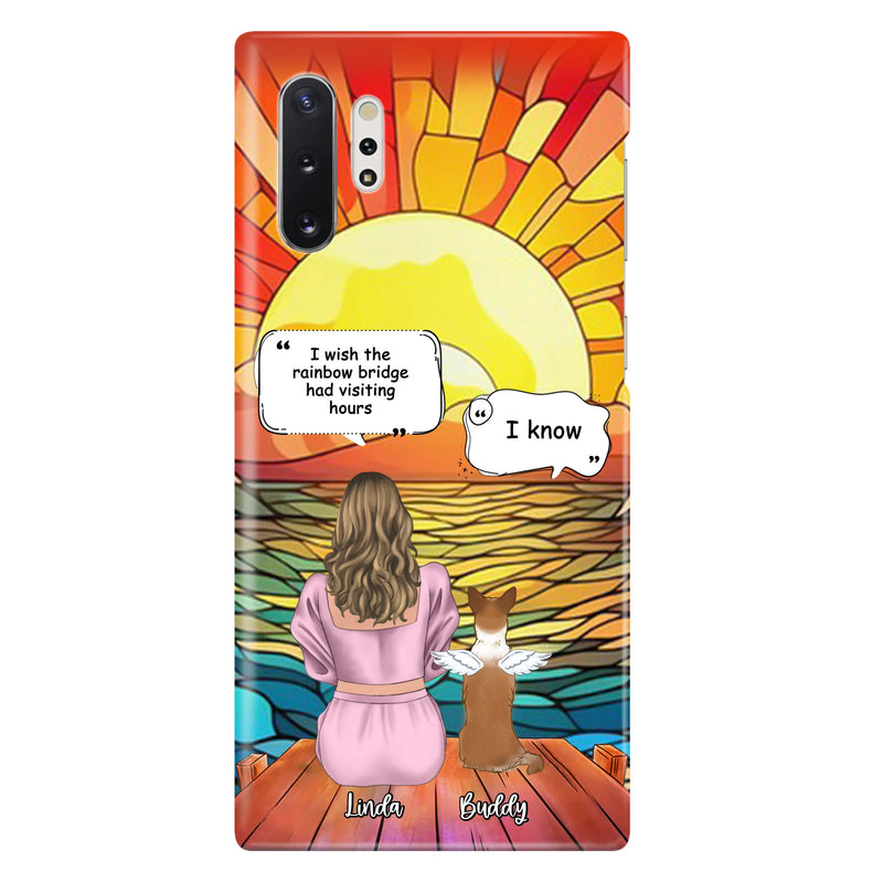Personalized Memorial Dog Phone Case - Up to 4 Dogs - Memorial Gift Idea For Dog Owners - Case for iPhone/Samsung