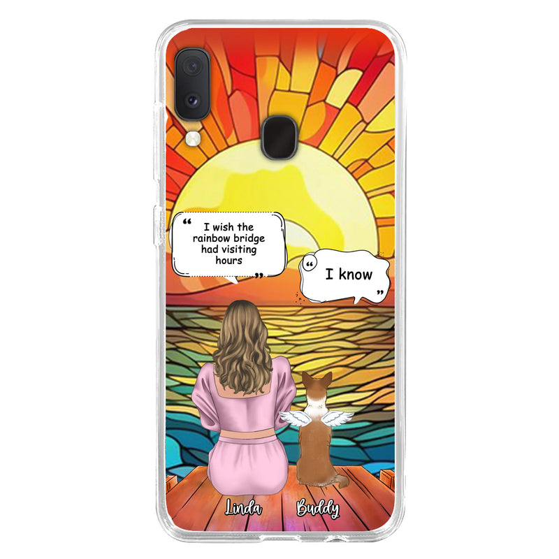 Personalized Memorial Dog Phone Case - Up to 4 Dogs - Memorial Gift Idea For Dog Owners - Case for iPhone/Samsung