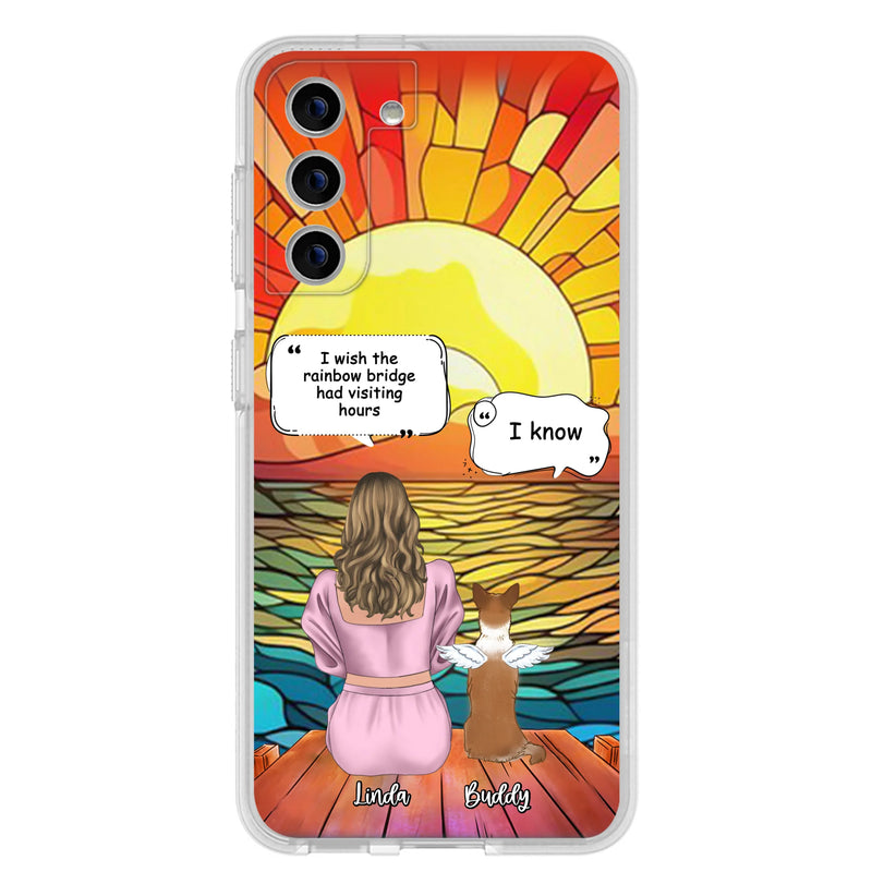 Personalized Memorial Dog Phone Case - Up to 4 Dogs - Memorial Gift Idea For Dog Owners - Case for iPhone/Samsung
