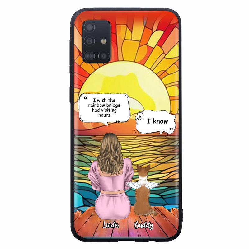 Personalized Memorial Dog Phone Case - Up to 4 Dogs - Memorial Gift Idea For Dog Owners - Case for iPhone/Samsung