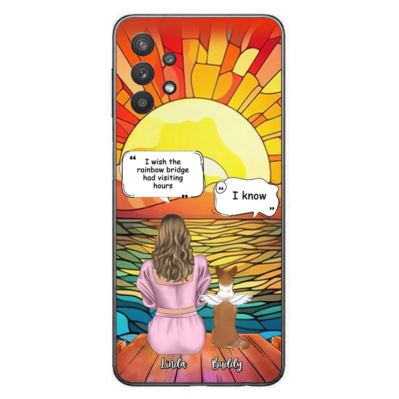 Personalized Memorial Dog Phone Case - Up to 4 Dogs - Memorial Gift Idea For Dog Owners - Case for iPhone/Samsung