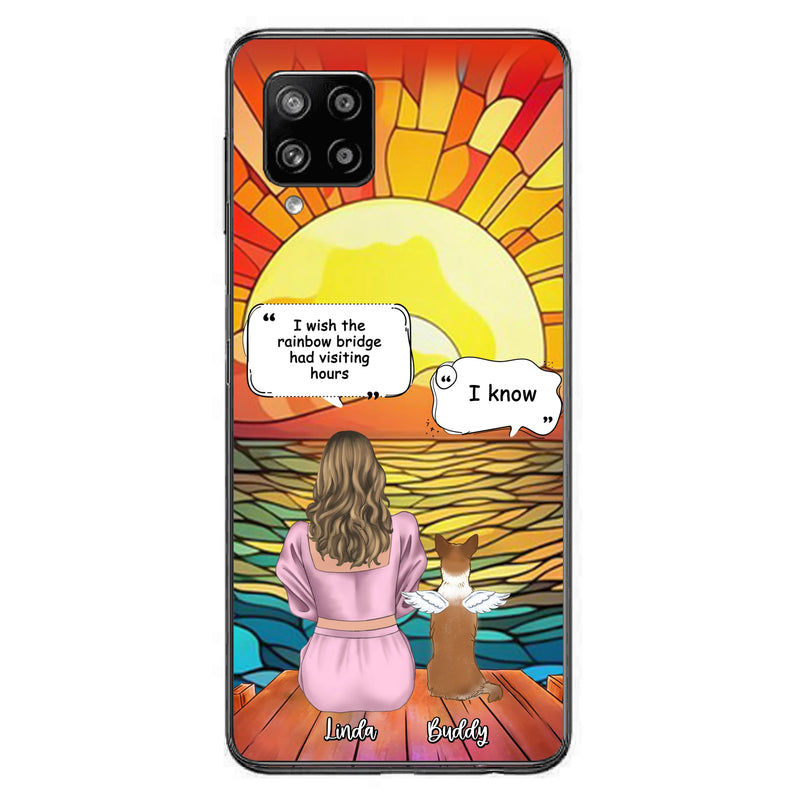 Personalized Memorial Dog Phone Case - Up to 4 Dogs - Memorial Gift Idea For Dog Owners - Case for iPhone/Samsung