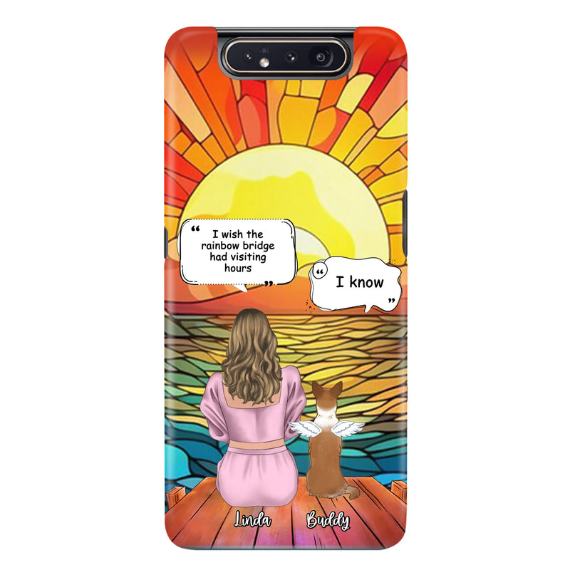 Personalized Memorial Dog Phone Case - Up to 4 Dogs - Memorial Gift Idea For Dog Owners - Case for iPhone/Samsung