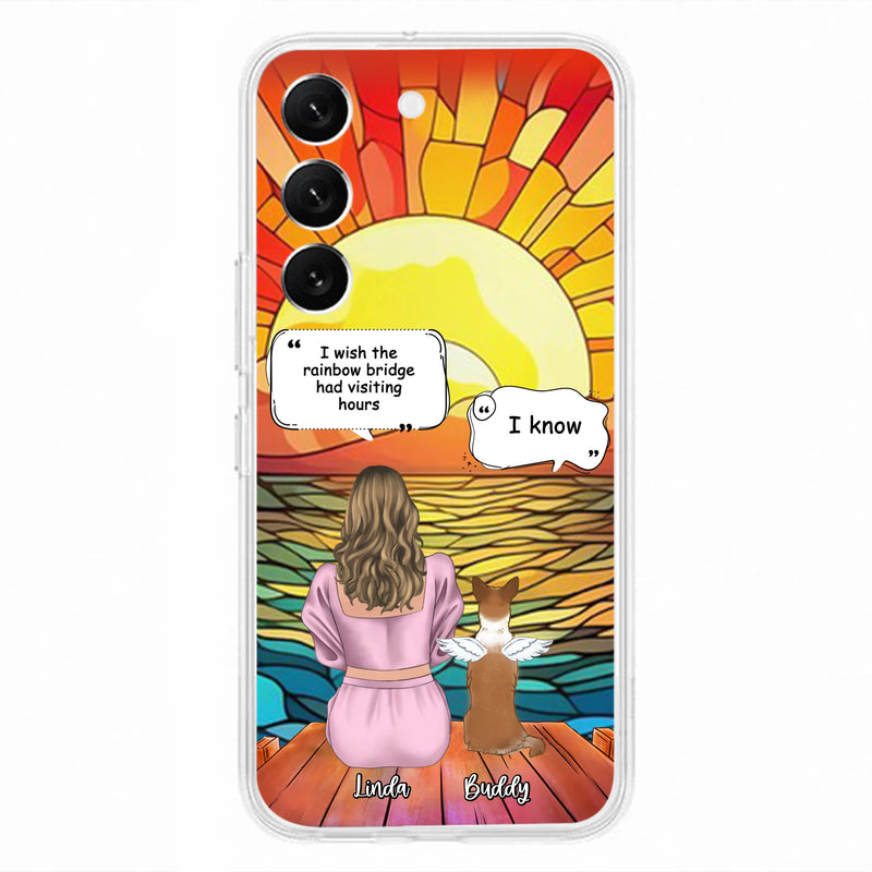 Personalized Memorial Dog Phone Case - Up to 4 Dogs - Memorial Gift Idea For Dog Owners - Case for iPhone/Samsung