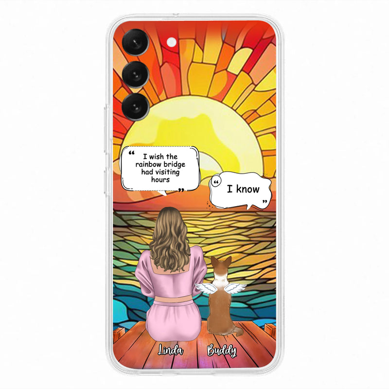 Personalized Memorial Dog Phone Case - Up to 4 Dogs - Memorial Gift Idea For Dog Owners - Case for iPhone/Samsung