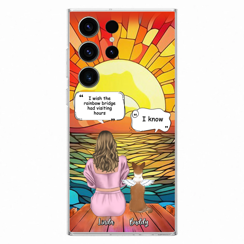 Personalized Memorial Dog Phone Case - Up to 4 Dogs - Memorial Gift Idea For Dog Owners - Case for iPhone/Samsung