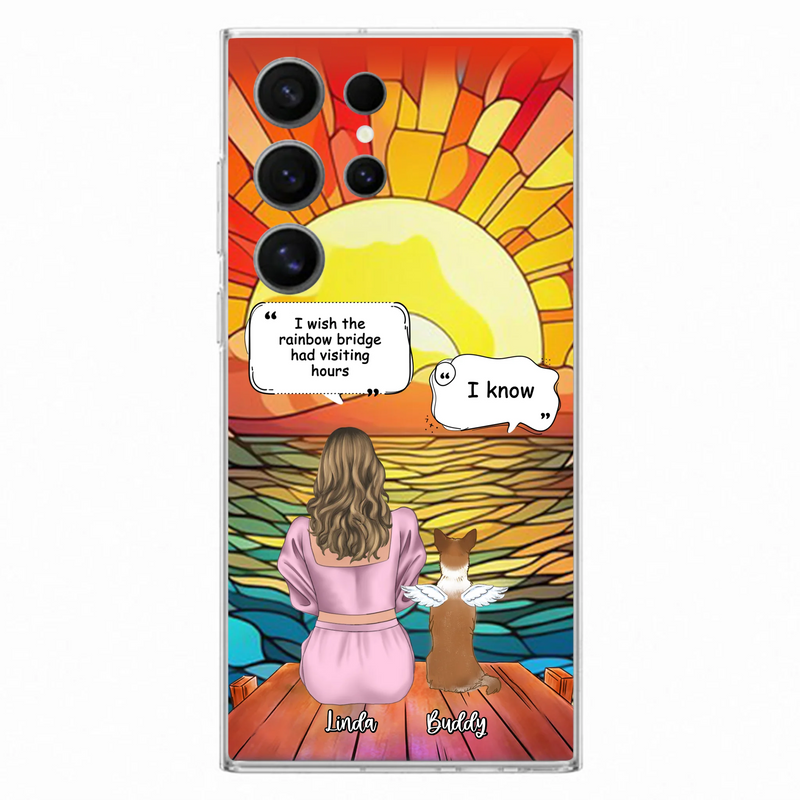 Personalized Memorial Dog Phone Case - Up to 4 Dogs - Memorial Gift Idea For Dog Owners - Case for iPhone/Samsung