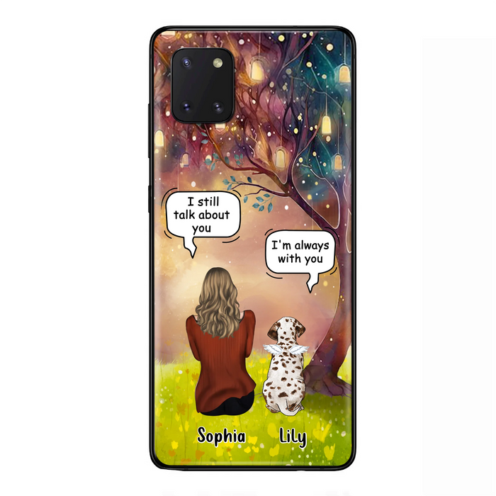 Personalized Memorial Dog Mom Phone Case - Up to 3 Dogs - Memorial Gift Idea for Dog Lovers - I'm Always With You