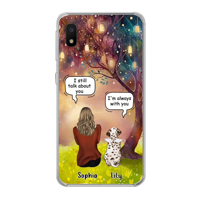 Personalized Memorial Dog Mom Phone Case - Up to 3 Dogs - Memorial Gift Idea for Dog Lovers - I'm Always With You
