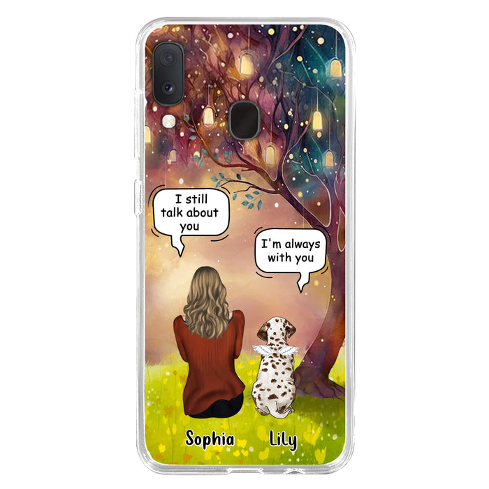 Personalized Memorial Dog Mom Phone Case - Up to 3 Dogs - Memorial Gift Idea for Dog Lovers - I'm Always With You