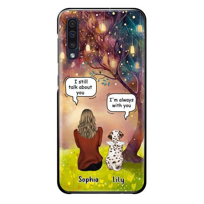 Personalized Memorial Dog Mom Phone Case - Up to 3 Dogs - Memorial Gift Idea for Dog Lovers - I'm Always With You
