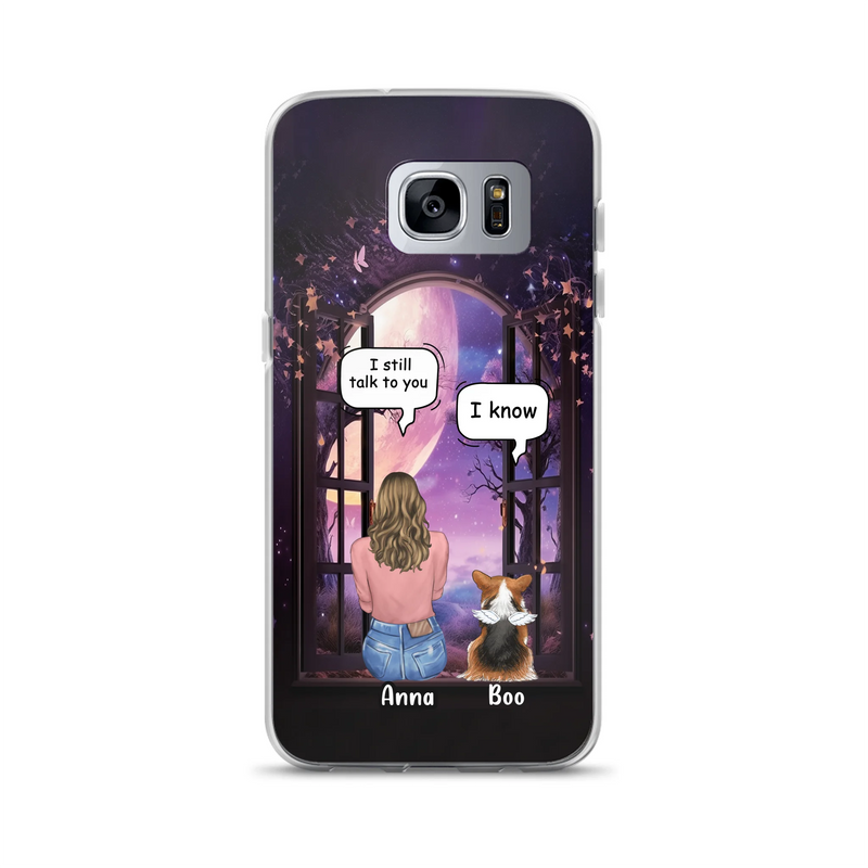 Personalized Memorial Pet Phone Case - Up to 4 Dogs/Cats/Rabbits - Memorial Gift Idea for Dog/Cat/Rabbit Owners - Case For iPhone/Samsung