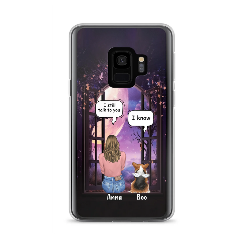 Personalized Memorial Pet Phone Case - Up to 4 Dogs/Cats/Rabbits - Memorial Gift Idea for Dog/Cat/Rabbit Owners - Case For iPhone/Samsung