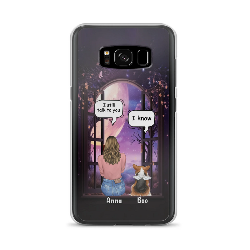 Personalized Memorial Pet Phone Case - Up to 4 Dogs/Cats/Rabbits - Memorial Gift Idea for Dog/Cat/Rabbit Owners - Case For iPhone/Samsung