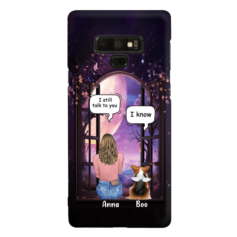 Personalized Memorial Pet Phone Case - Up to 4 Dogs/Cats/Rabbits - Memorial Gift Idea for Dog/Cat/Rabbit Owners - Case For iPhone/Samsung