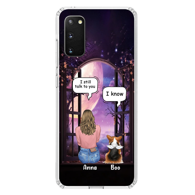 Personalized Memorial Pet Phone Case - Up to 4 Dogs/Cats/Rabbits - Memorial Gift Idea for Dog/Cat/Rabbit Owners - Case For iPhone/Samsung