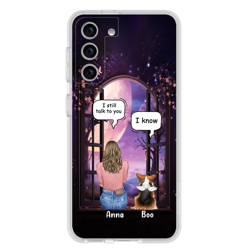 Personalized Memorial Pet Phone Case - Up to 4 Dogs/Cats/Rabbits - Memorial Gift Idea for Dog/Cat/Rabbit Owners - Case For iPhone/Samsung