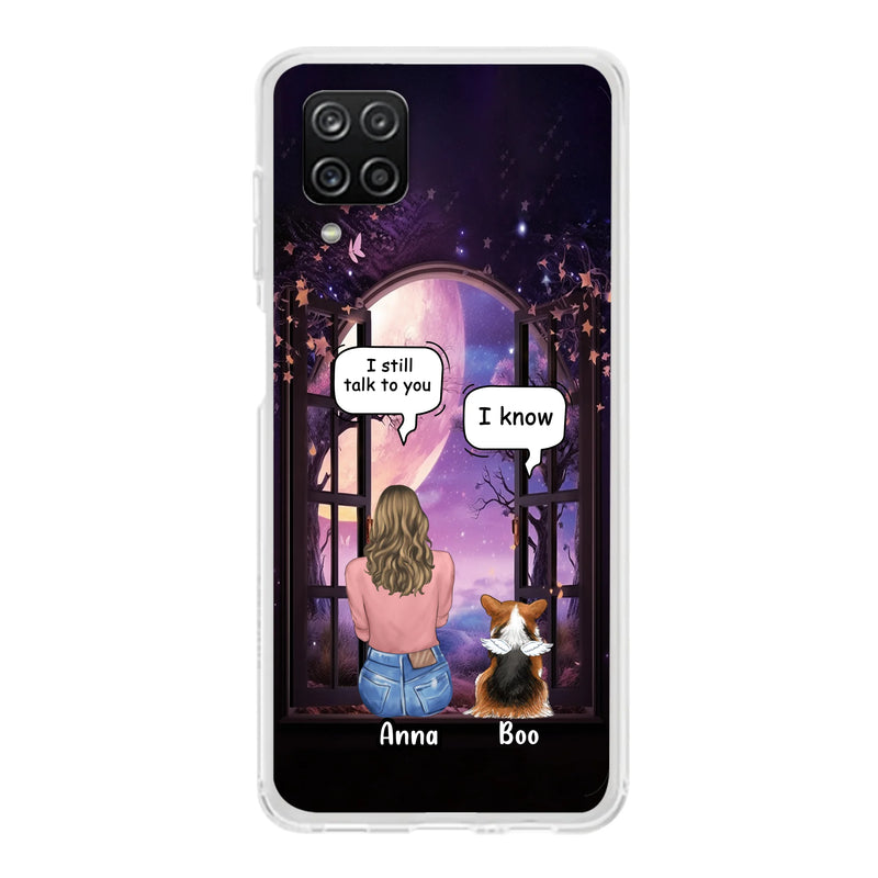 Personalized Memorial Pet Phone Case - Up to 4 Dogs/Cats/Rabbits - Memorial Gift Idea for Dog/Cat/Rabbit Owners - Case For iPhone/Samsung