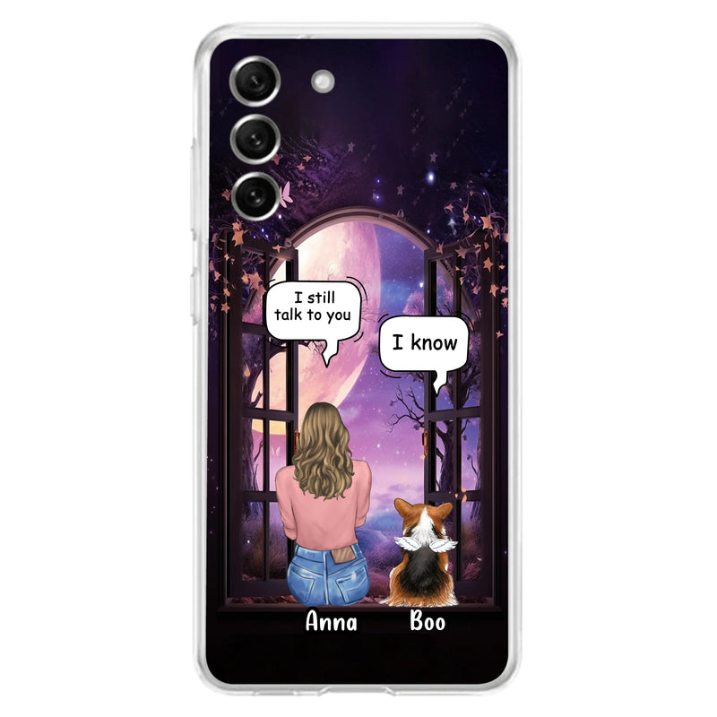Personalized Memorial Pet Phone Case - Up to 4 Dogs/Cats/Rabbits - Memorial Gift Idea for Dog/Cat/Rabbit Owners - Case For iPhone/Samsung