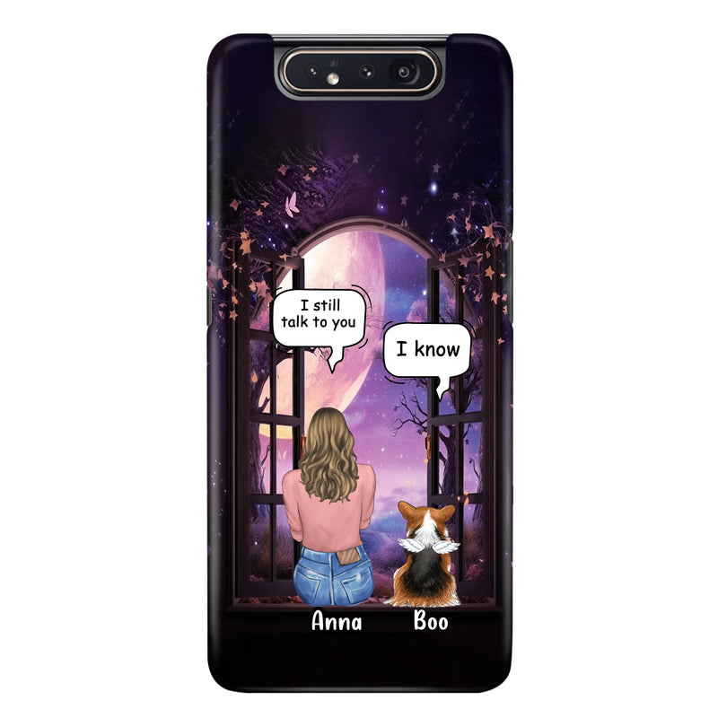 Personalized Memorial Pet Phone Case - Up to 4 Dogs/Cats/Rabbits - Memorial Gift Idea for Dog/Cat/Rabbit Owners - Case For iPhone/Samsung
