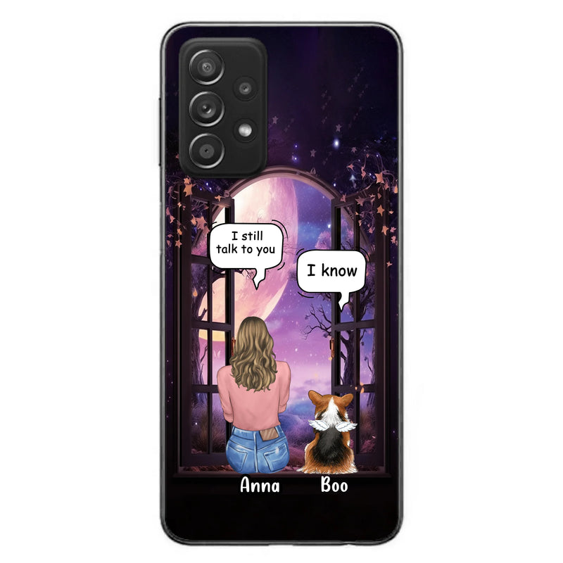 Personalized Memorial Pet Phone Case - Up to 4 Dogs/Cats/Rabbits - Memorial Gift Idea for Dog/Cat/Rabbit Owners - Case For iPhone/Samsung