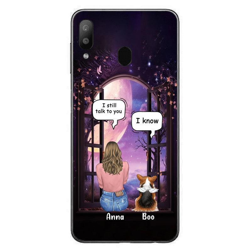 Personalized Memorial Pet Phone Case - Up to 4 Dogs/Cats/Rabbits - Memorial Gift Idea for Dog/Cat/Rabbit Owners - Case For iPhone/Samsung