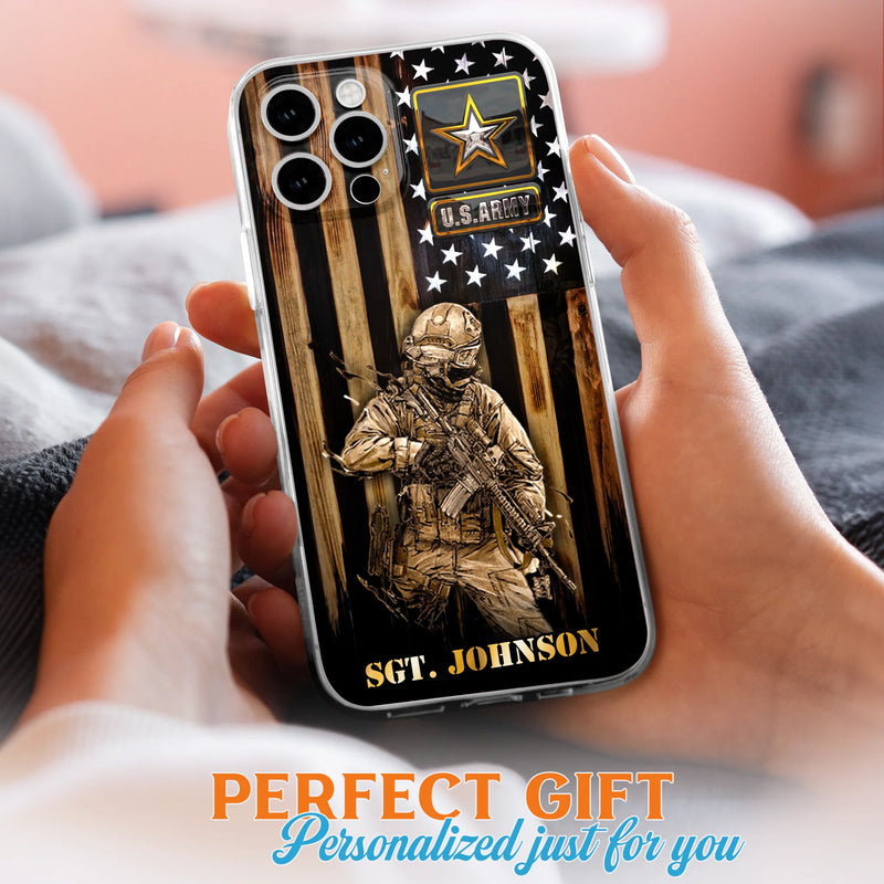 Custom Personalized Veteran Phone Case - Gift Idea For Veteran/ Soldier - Case For iPhone And Samsung