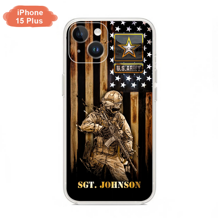 Custom Personalized Veteran Phone Case - Gift Idea For Veteran/ Soldier - Case For iPhone And Samsung