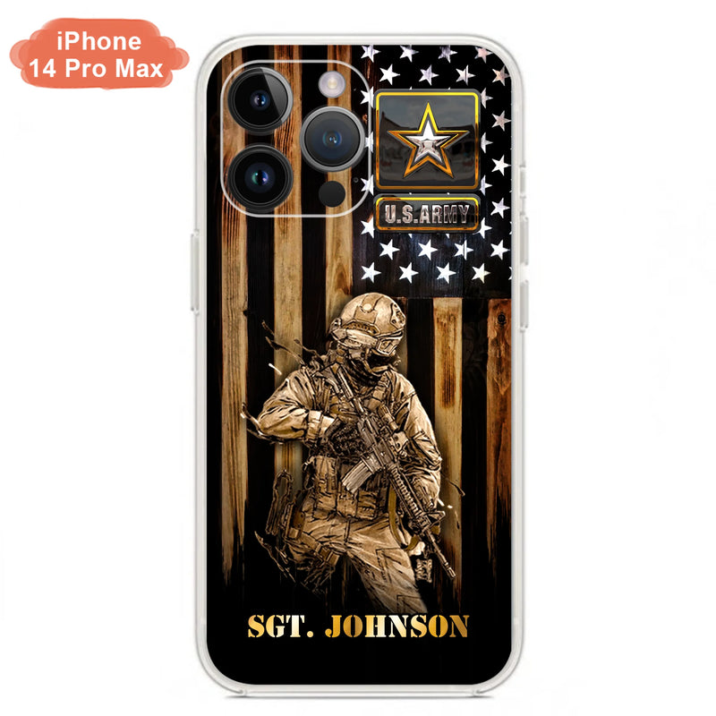 Custom Personalized Veteran Phone Case - Gift Idea For Veteran/ Soldier - Case For iPhone And Samsung