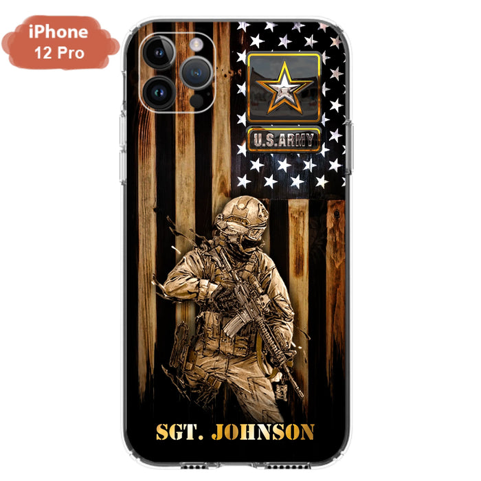 Custom Personalized Veteran Phone Case - Gift Idea For Veteran/ Soldier - Case For iPhone And Samsung