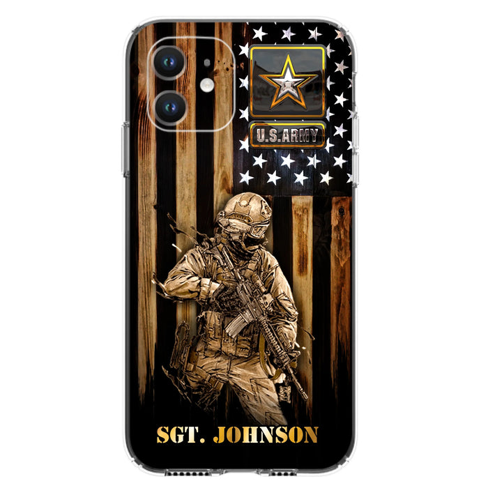 Custom Personalized Veteran Phone Case - Gift Idea For Veteran/ Soldier - Case For iPhone And Samsung