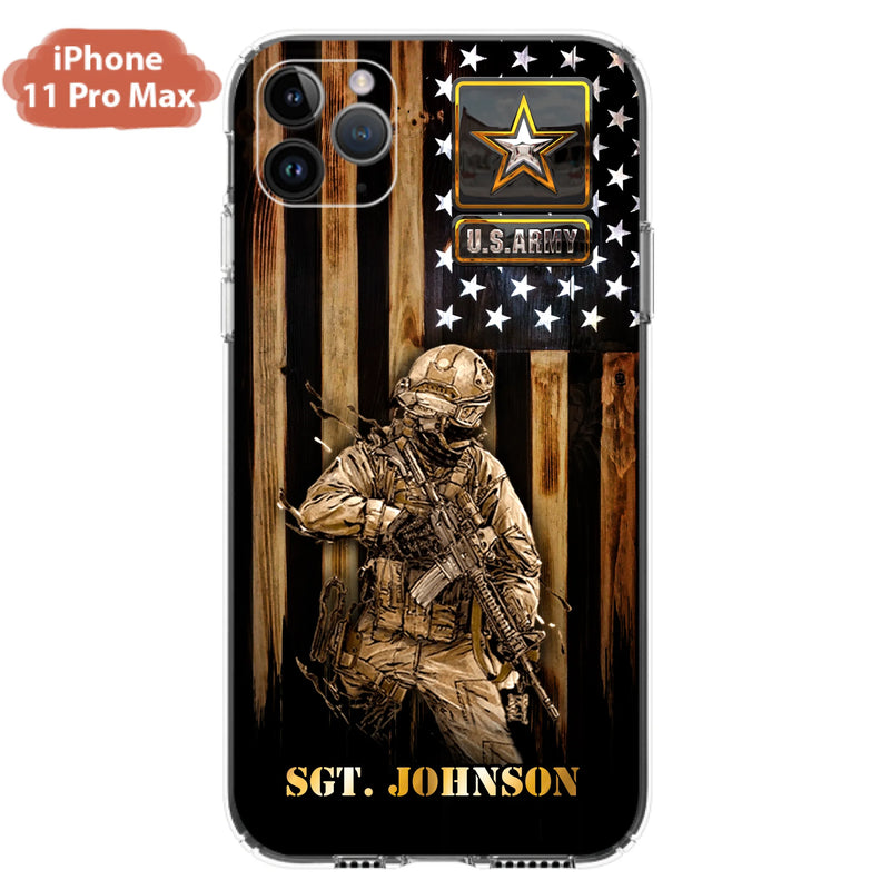 Custom Personalized Veteran Phone Case - Gift Idea For Veteran/ Soldier - Case For iPhone And Samsung