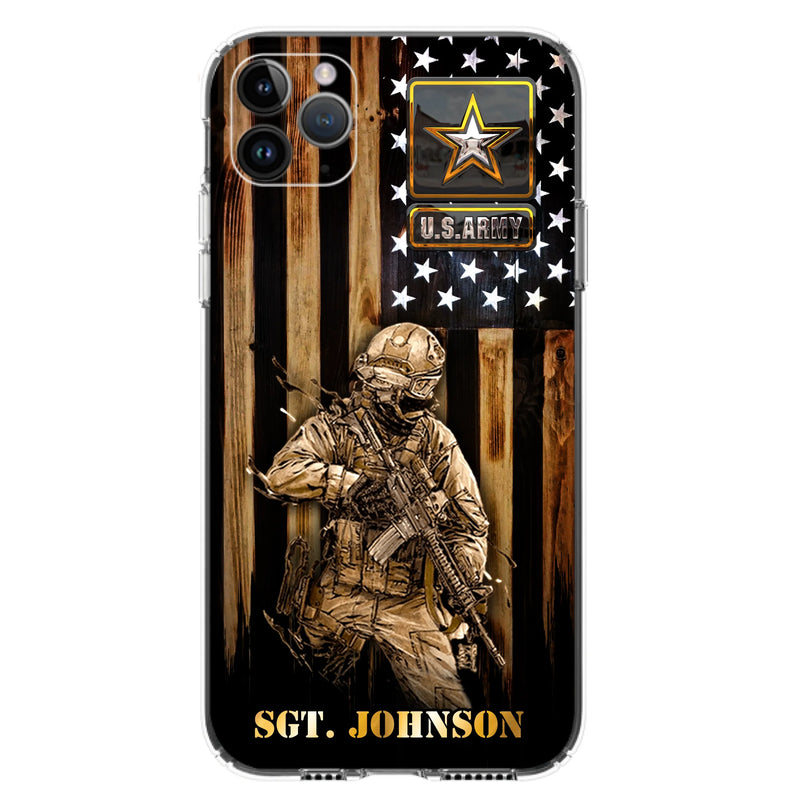 Custom Personalized Veteran Phone Case - Gift Idea For Veteran/ Soldier - Case For iPhone And Samsung