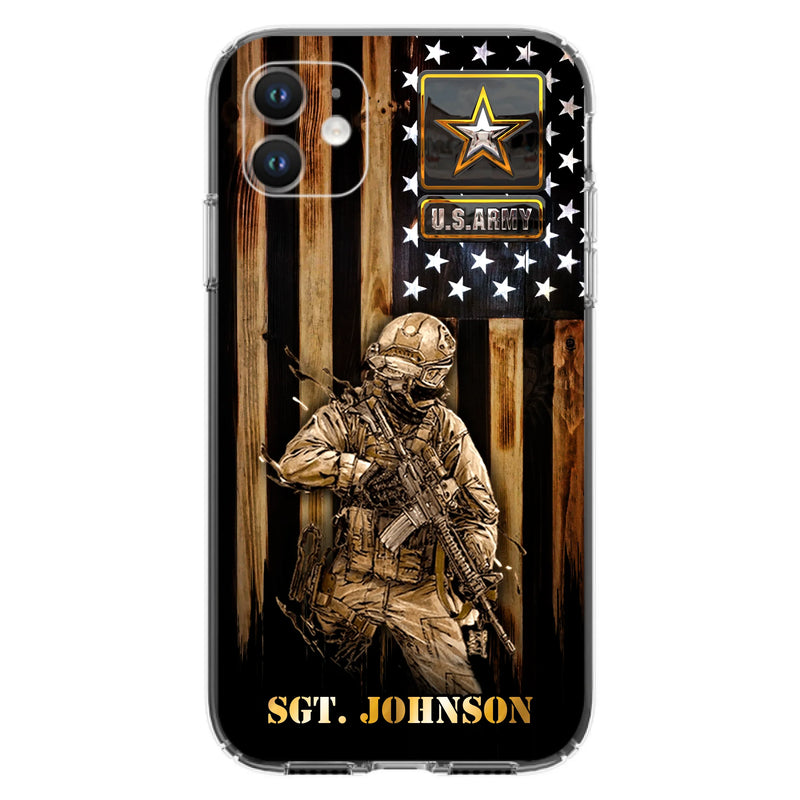 Custom Personalized Veteran Phone Case - Gift Idea For Veteran/ Soldier - Case For iPhone And Samsung