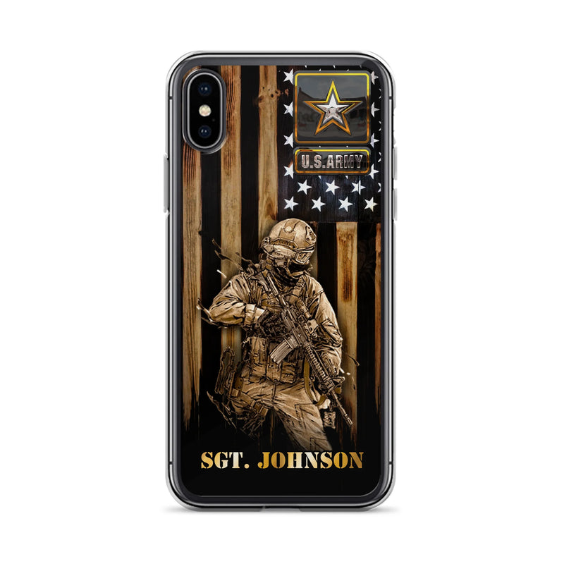 Custom Personalized Veteran Phone Case - Gift Idea For Veteran/ Soldier - Case For iPhone And Samsung