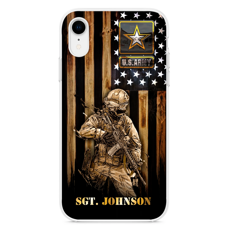 Custom Personalized Veteran Phone Case - Gift Idea For Veteran/ Soldier - Case For iPhone And Samsung