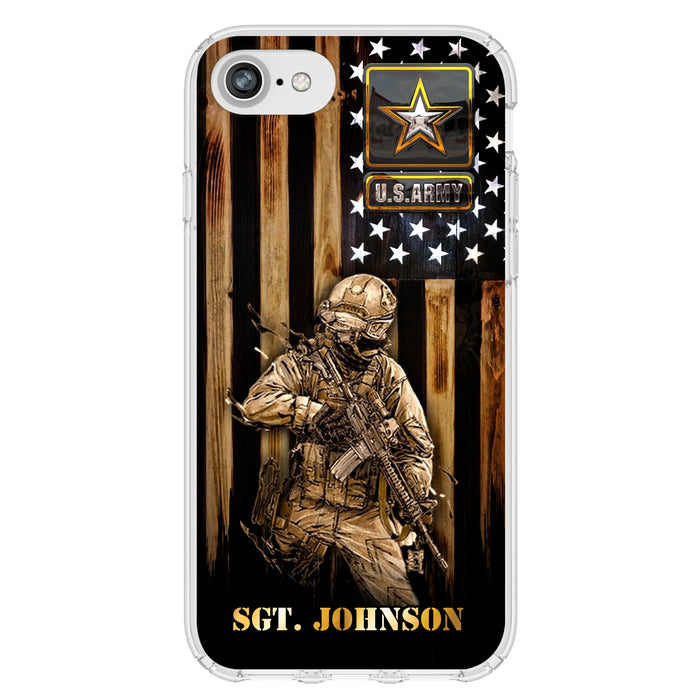Custom Personalized Veteran Phone Case - Gift Idea For Veteran/ Soldier - Case For iPhone And Samsung