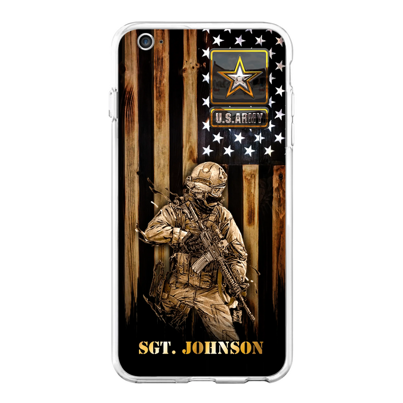 Custom Personalized Veteran Phone Case - Gift Idea For Veteran/ Soldier - Case For iPhone And Samsung