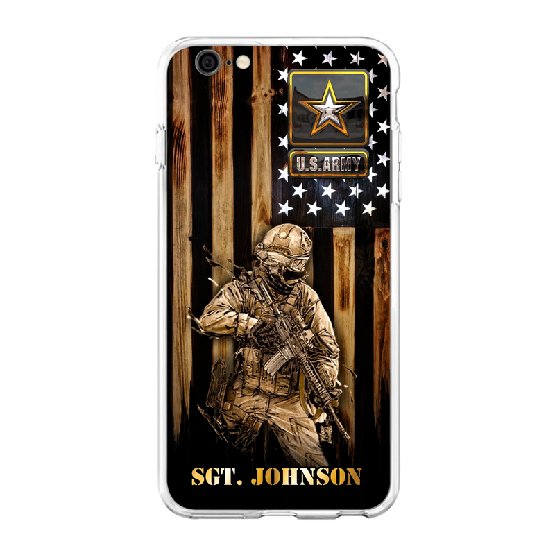 Custom Personalized Veteran Phone Case - Gift Idea For Veteran/ Soldier - Case For iPhone And Samsung