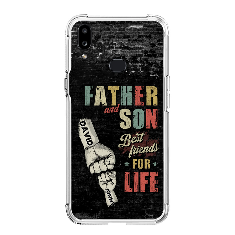 Personalized Father Phone Case - Up to 5 Children - Father's Day Gift Idea from Sons/Daughters - Father And Son/Daughter Best Friends For Life - Case for iPhone/Samsung