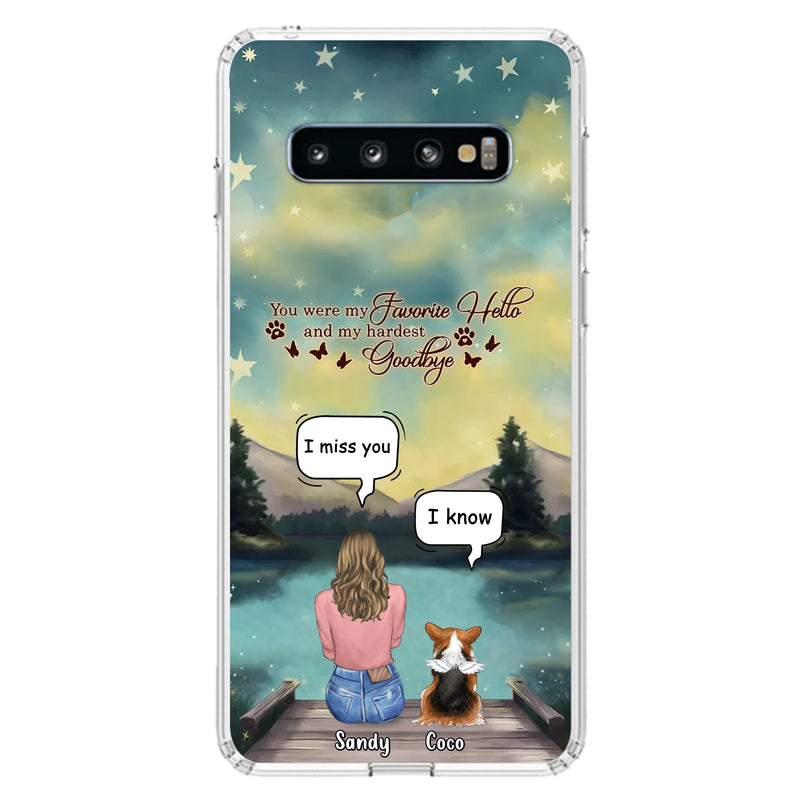 Personalized Memorial Pet Phone Case - Memorial Gift Idea For Pet Lover - Up to 4 Pets - Gift Idea For Dog/Cat Lover - Your Wings Were Ready But Our Hearts Were Not - Case For iPhone And Samsung