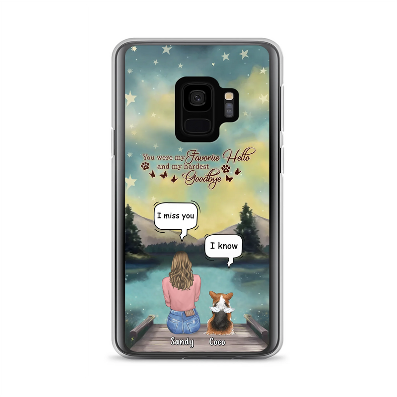 Personalized Memorial Pet Phone Case - Memorial Gift Idea For Pet Lover - Up to 4 Pets - Gift Idea For Dog/Cat Lover - Your Wings Were Ready But Our Hearts Were Not - Case For iPhone And Samsung