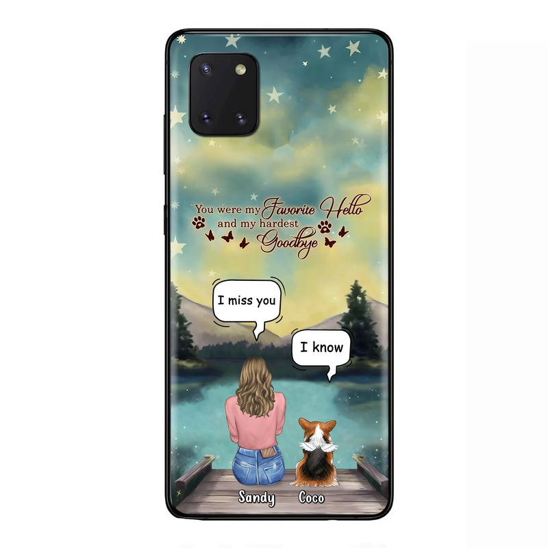 Personalized Memorial Pet Phone Case - Memorial Gift Idea For Pet Lover - Up to 4 Pets - Gift Idea For Dog/Cat Lover - Your Wings Were Ready But Our Hearts Were Not - Case For iPhone And Samsung