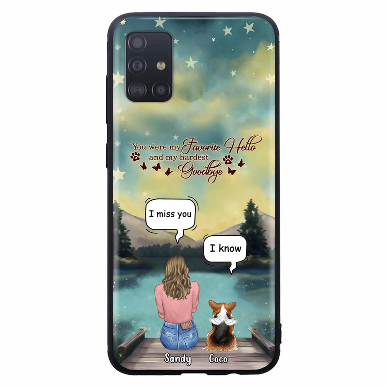 Personalized Memorial Pet Phone Case - Memorial Gift Idea For Pet Lover - Up to 4 Pets - Gift Idea For Dog/Cat Lover - Your Wings Were Ready But Our Hearts Were Not - Case For iPhone And Samsung