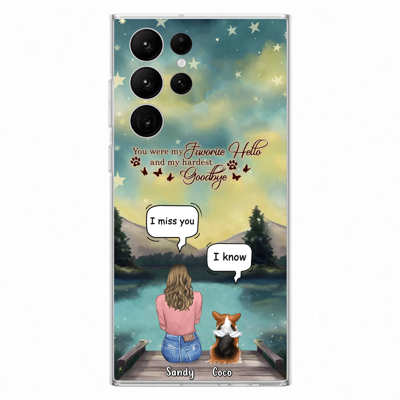 Personalized Memorial Pet Phone Case - Memorial Gift Idea For Pet Lover - Up to 4 Pets - Gift Idea For Dog/Cat Lover - Your Wings Were Ready But Our Hearts Were Not - Case For iPhone And Samsung
