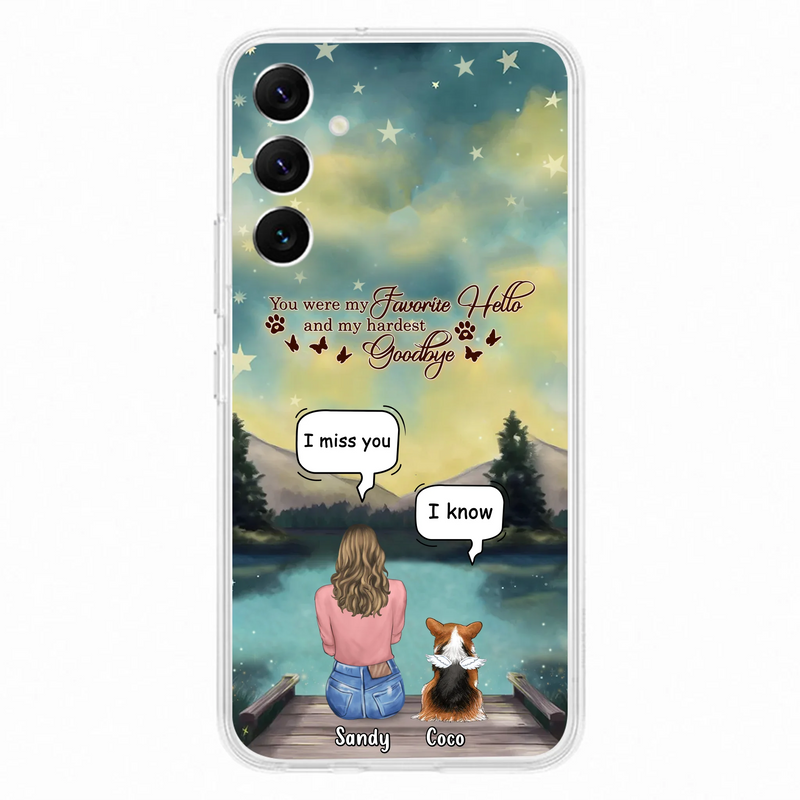 Personalized Memorial Pet Phone Case - Memorial Gift Idea For Pet Lover - Up to 4 Pets - Gift Idea For Dog/Cat Lover - Your Wings Were Ready But Our Hearts Were Not - Case For iPhone And Samsung