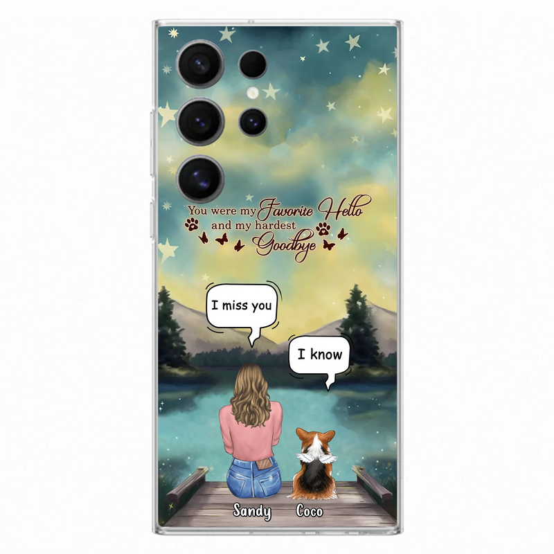 Personalized Memorial Pet Phone Case - Memorial Gift Idea For Pet Lover - Up to 4 Pets - Gift Idea For Dog/Cat Lover - Your Wings Were Ready But Our Hearts Were Not - Case For iPhone And Samsung