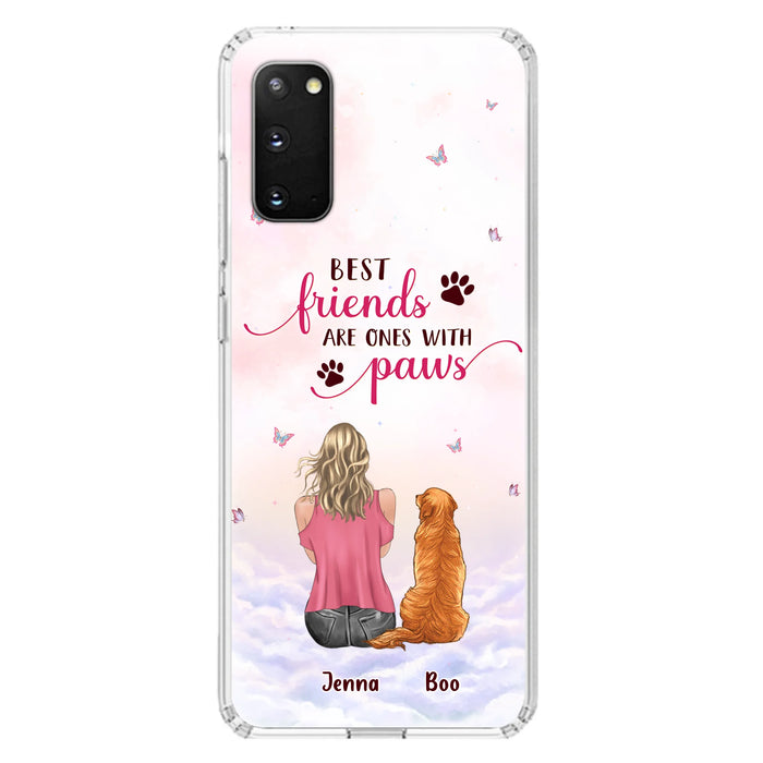 Personalized Dog Mom Phone Case - Up to 5 Dogs - Mother's Day Gift Idea For Dog Lovers - Best Friends Are Ones With Paws - Case for iPhone/Samsung