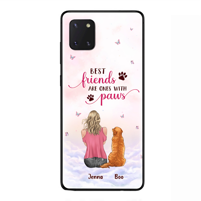 Personalized Dog Mom Phone Case - Up to 5 Dogs - Mother's Day Gift Idea For Dog Lovers - Best Friends Are Ones With Paws - Case for iPhone/Samsung