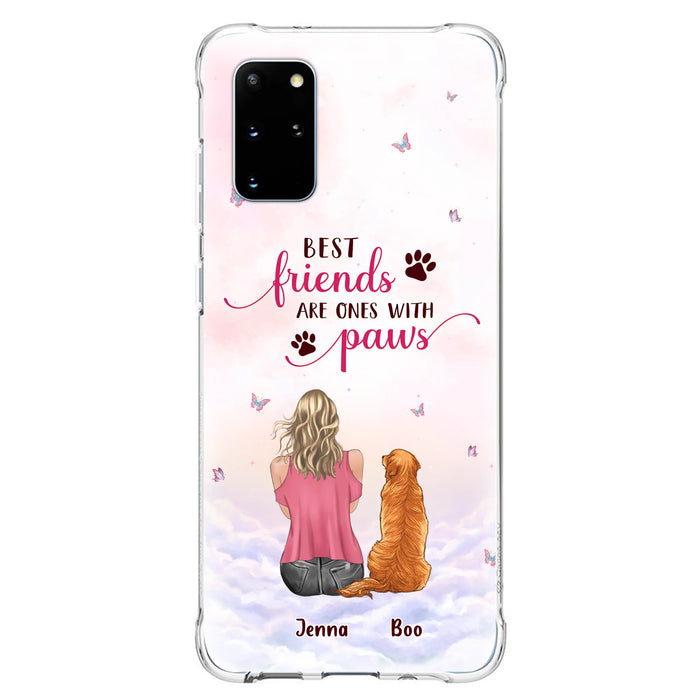 Personalized Dog Mom Phone Case - Up to 5 Dogs - Mother's Day Gift Idea For Dog Lovers - Best Friends Are Ones With Paws - Case for iPhone/Samsung